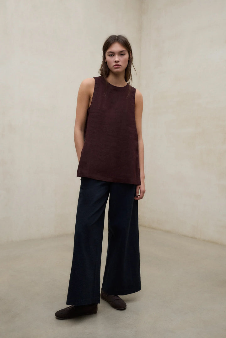 SIA Linen Shirt cocoa