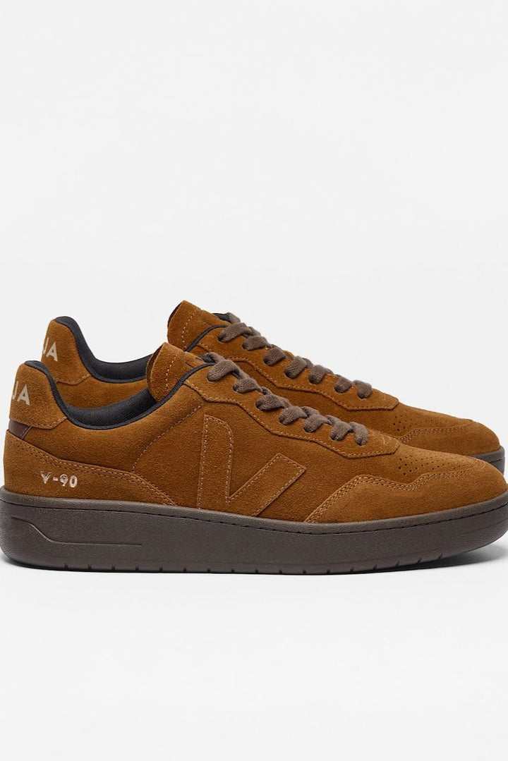 V-90 Suede full cognac eagle