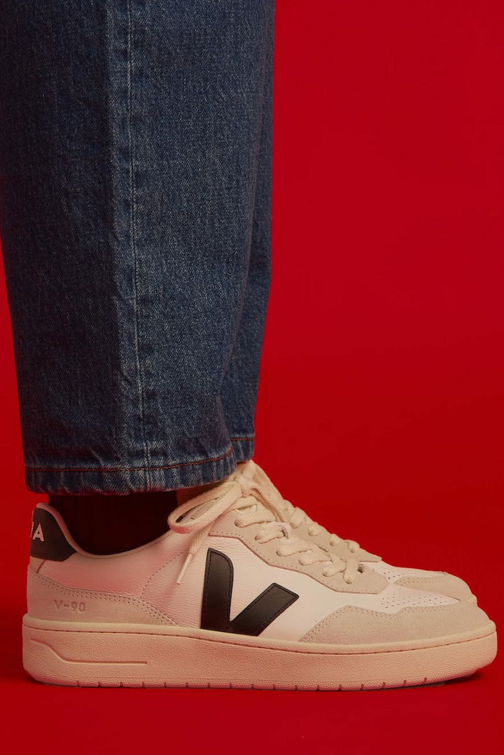 V-90 O.T. Leather white black