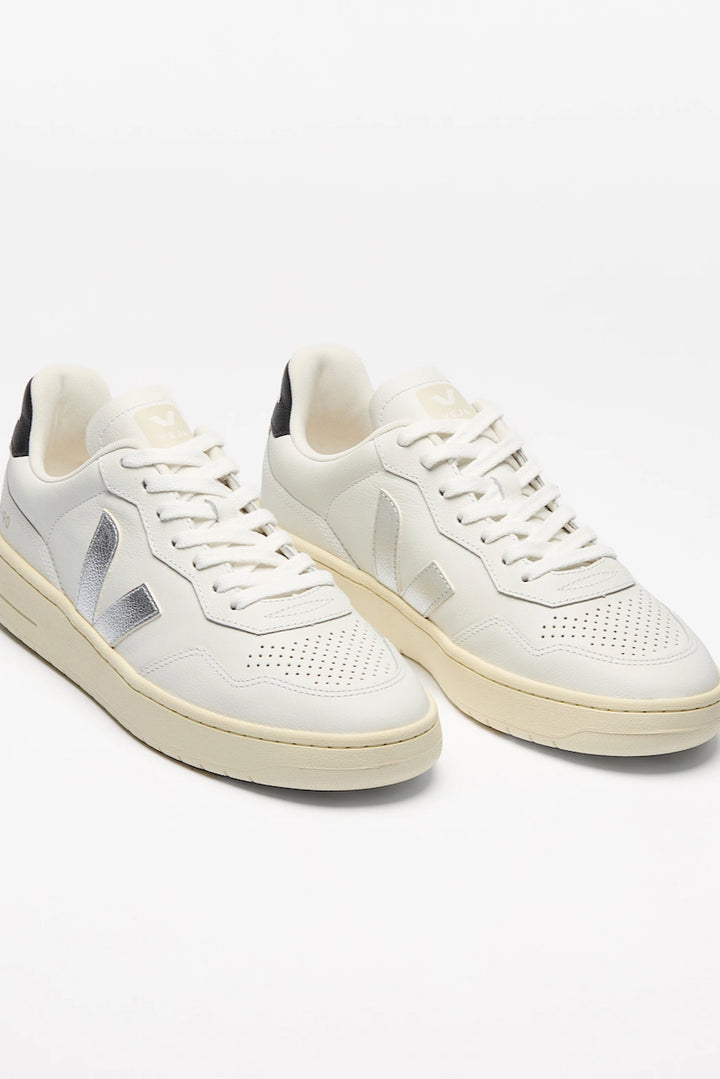 V-90 O.T. Leather extra white silver black