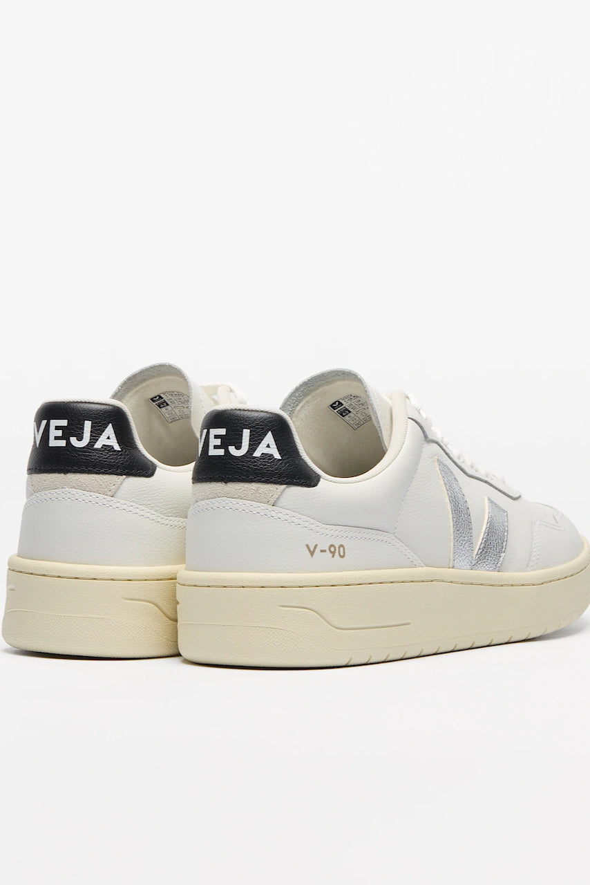 V-90 O.T. Leather extra white silver black