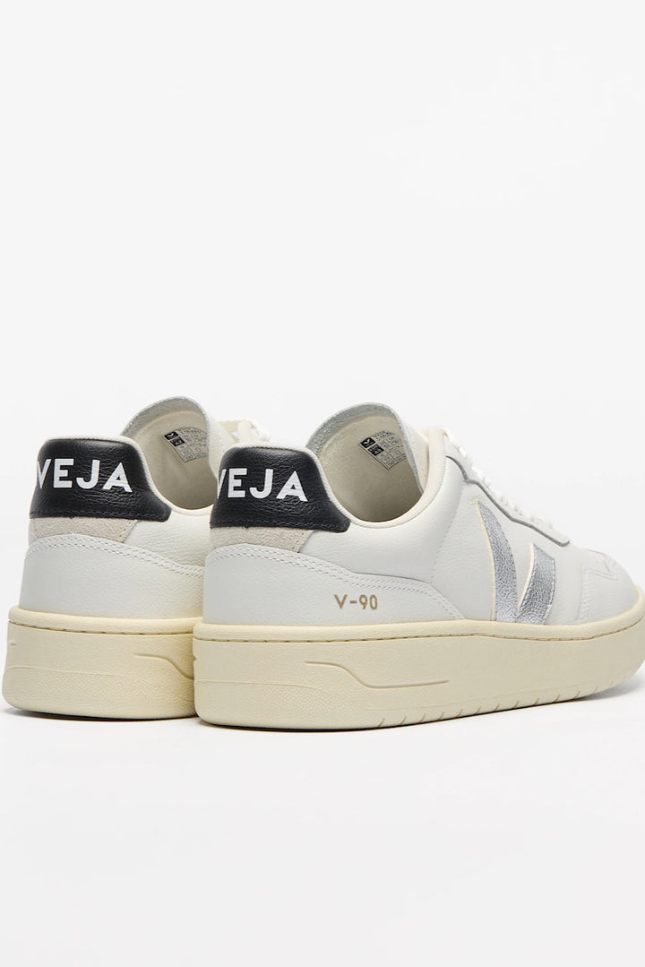 V-90 O.T. Leather extra white silver black