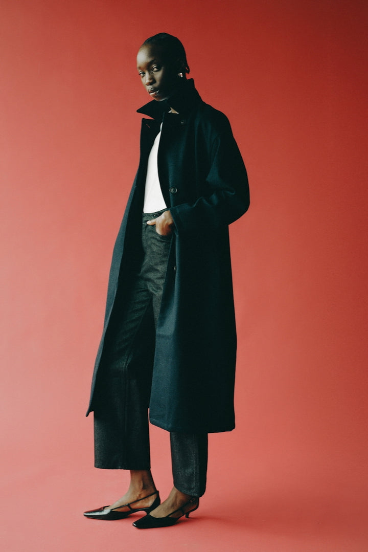 JANICE B Techwool navy