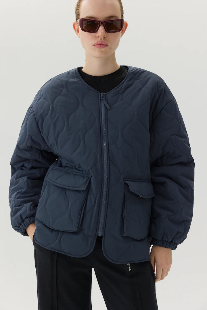 PADDED LINER Jacket steel blue