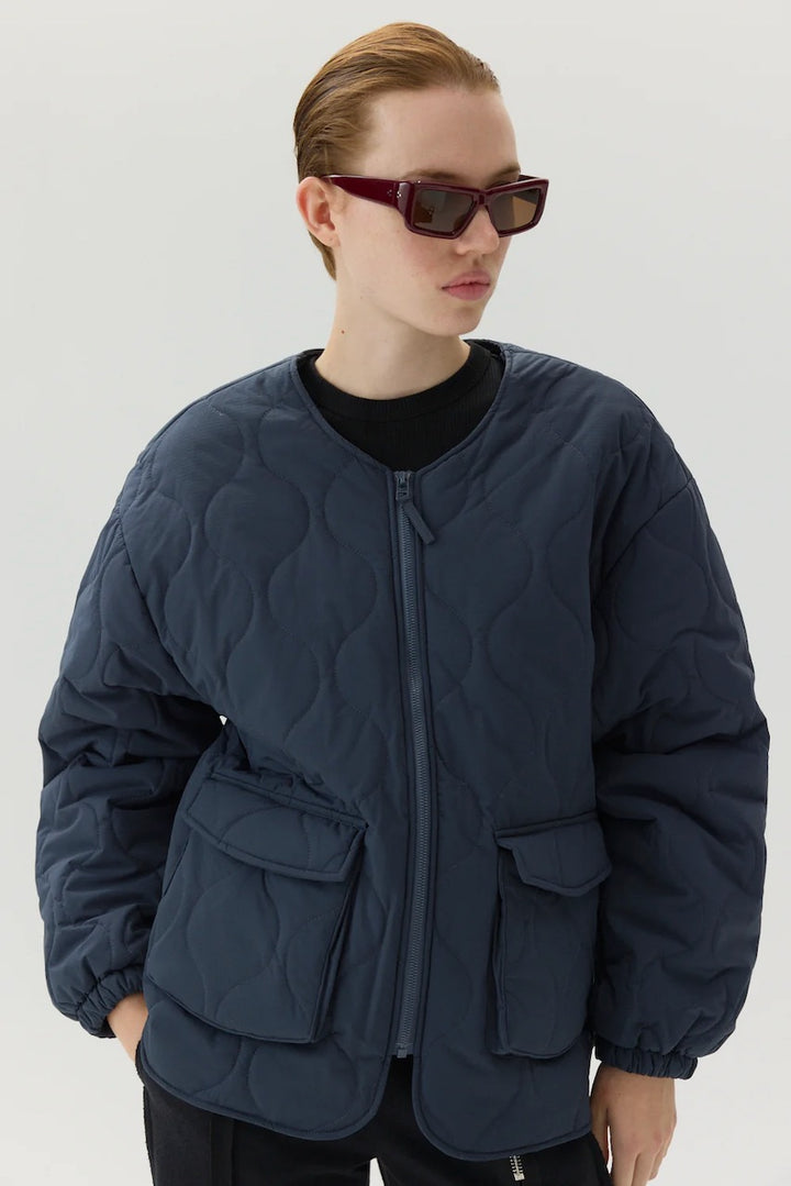 PADDED LINER Jacket steel blue