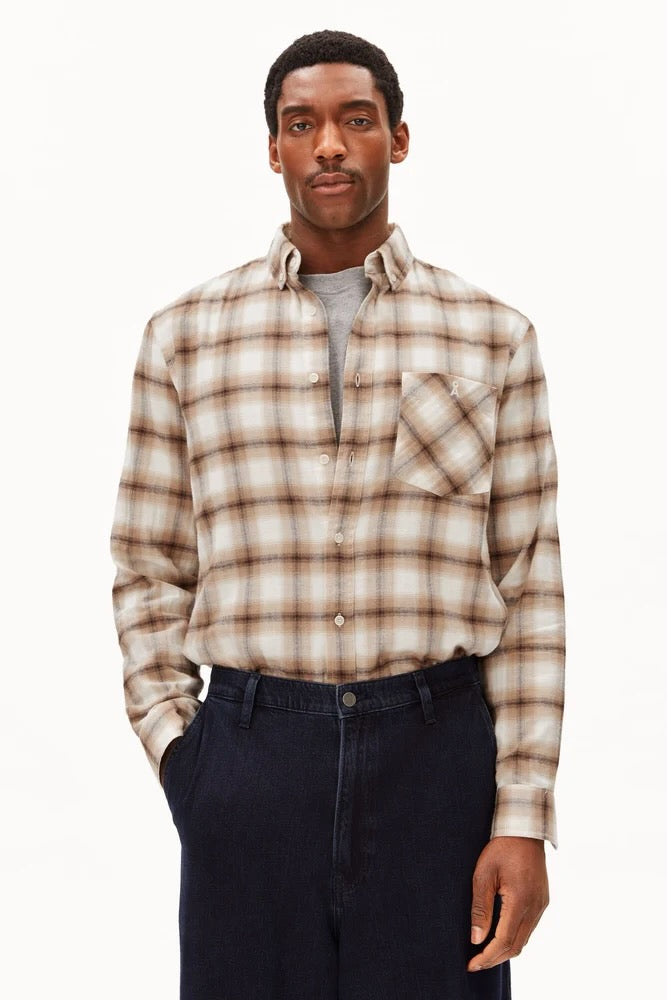 COTTON Check Longsleeve Shirt