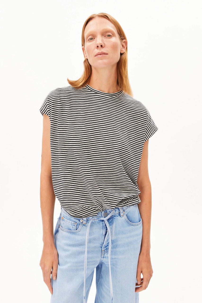 SLUB Jersey Stripe T-Shirt