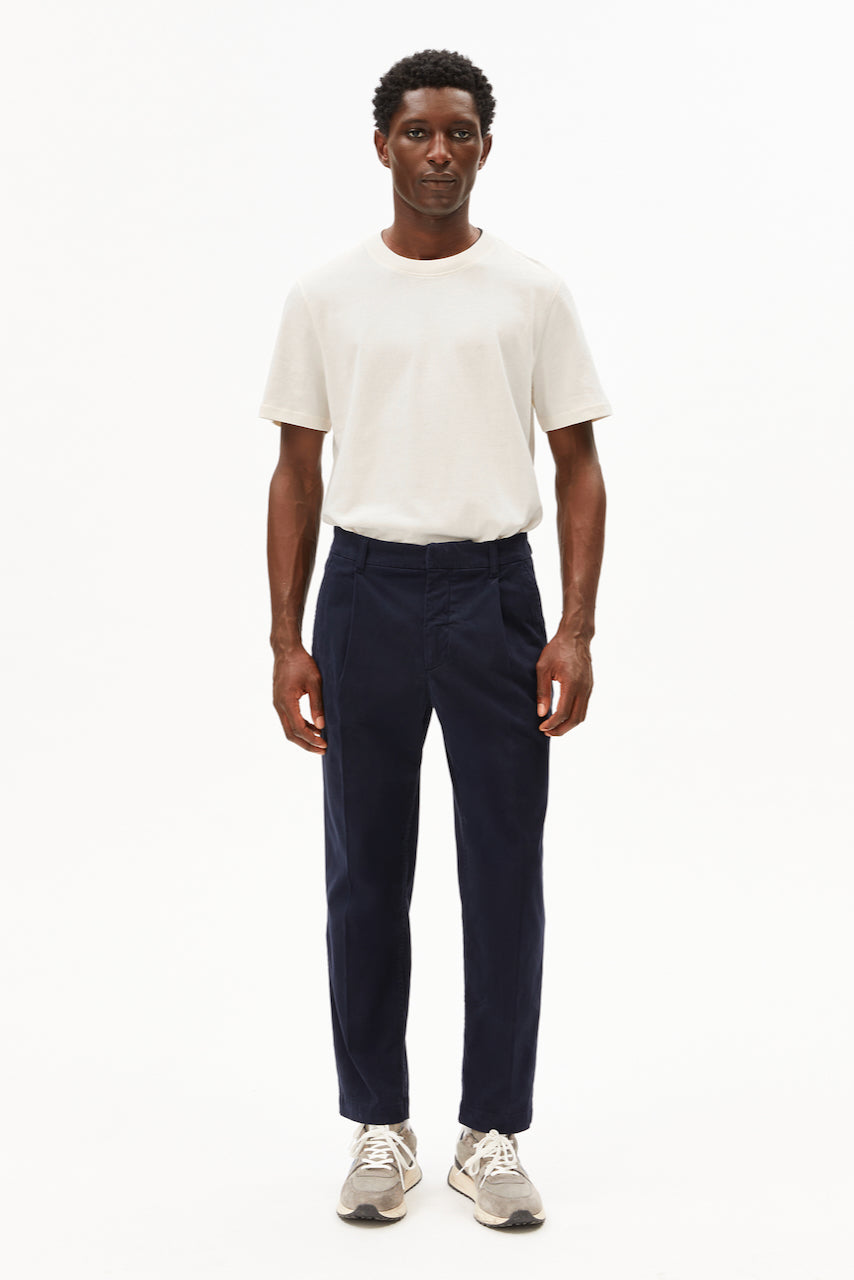 TAAMIR Pleated Chino Pant