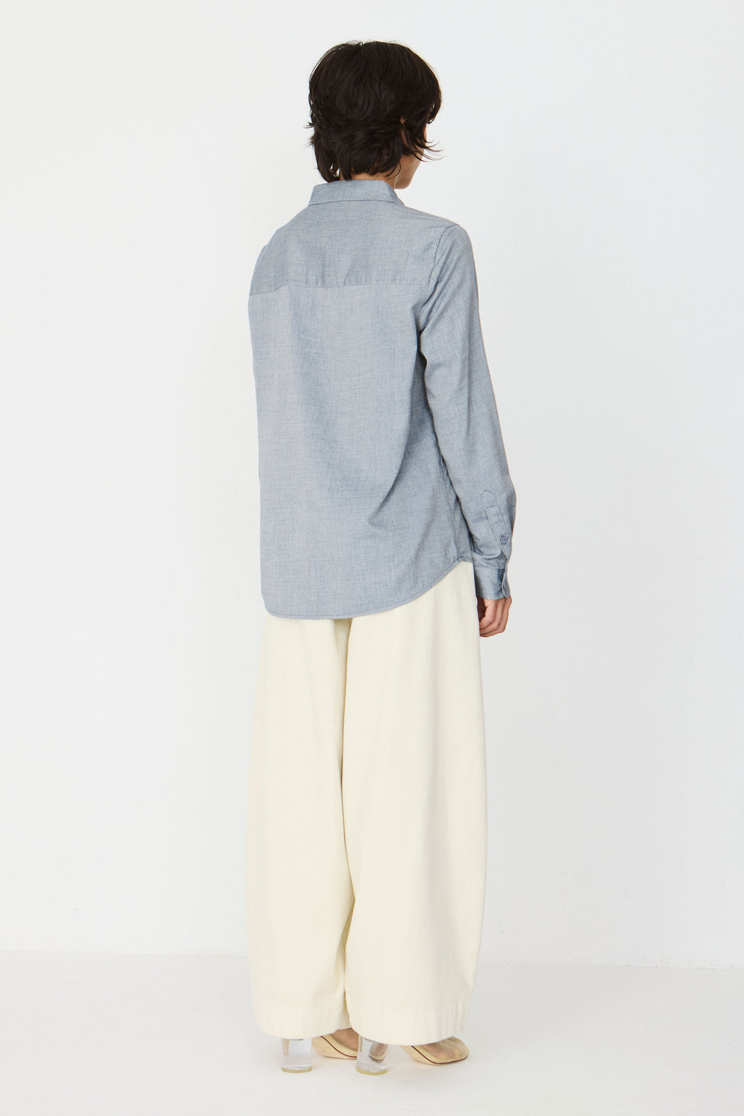 ASUNE Shirt blue melange