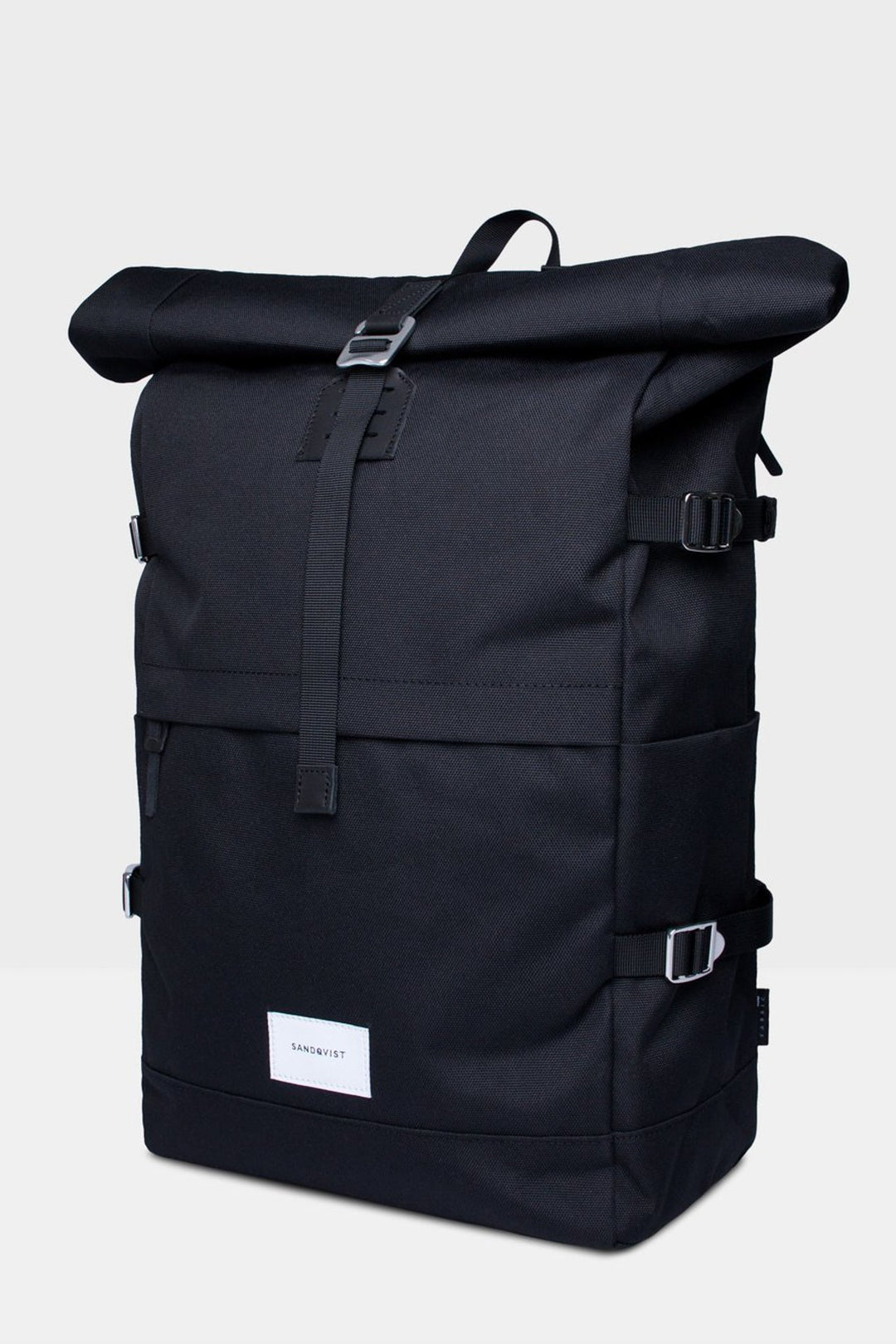 BERNT Backpack black with black leather