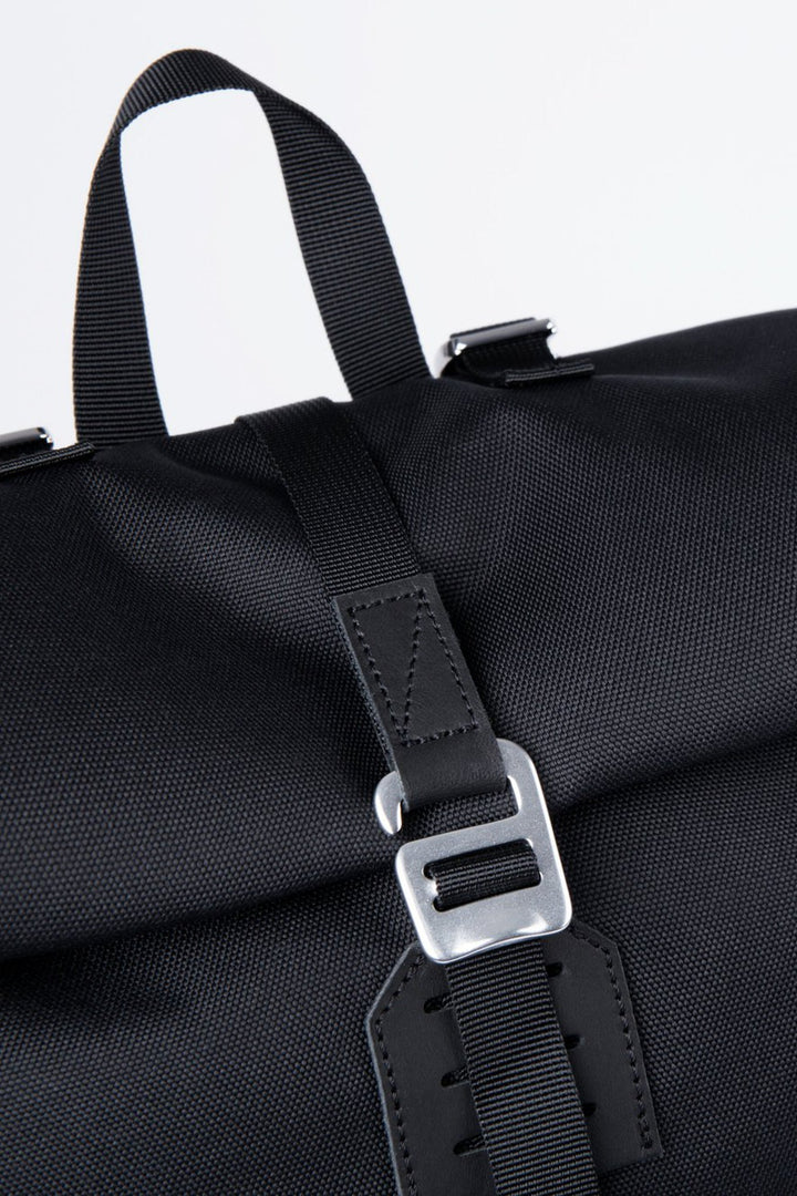 BERNT Backpack black with black leather