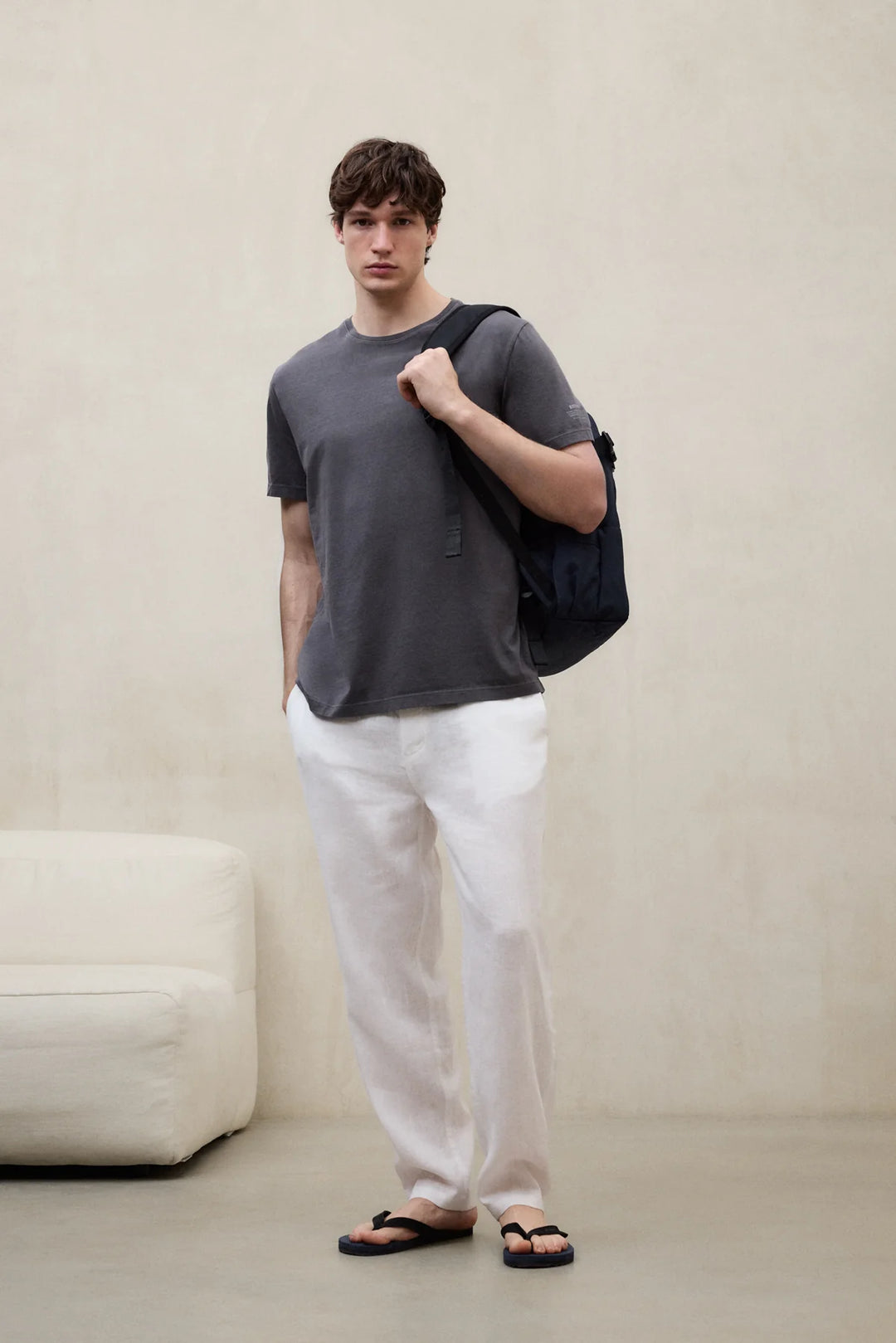 ETHIWIN Linen Pants