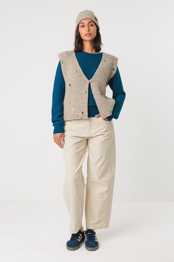 GOIATZ Sweater cream | SKFK