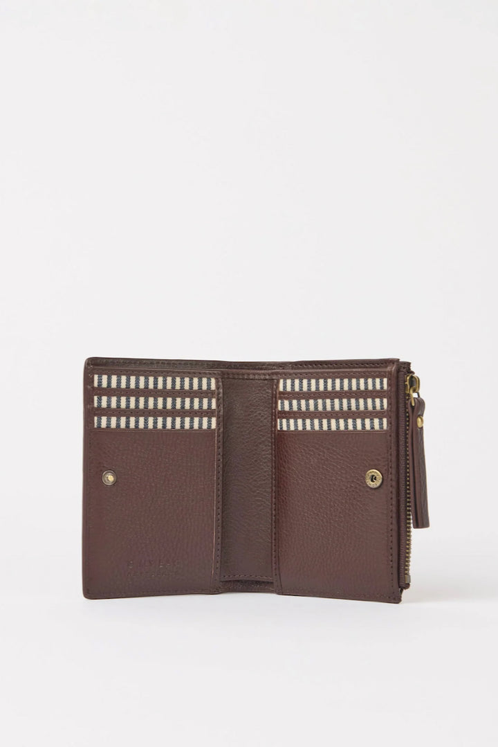 JAMIE Wallet Woven Soft Grain Leather