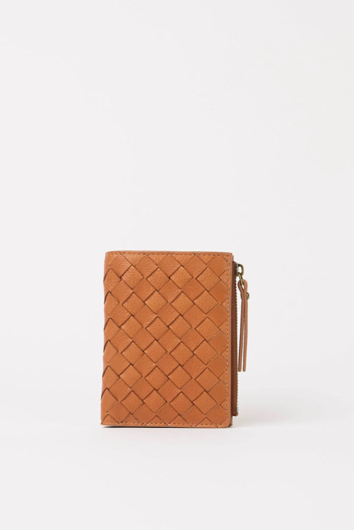 JAMIE Wallet Woven Soft Grain Leather