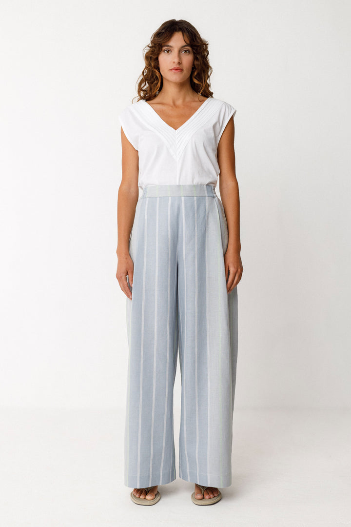 LUR Trouser stripes blue