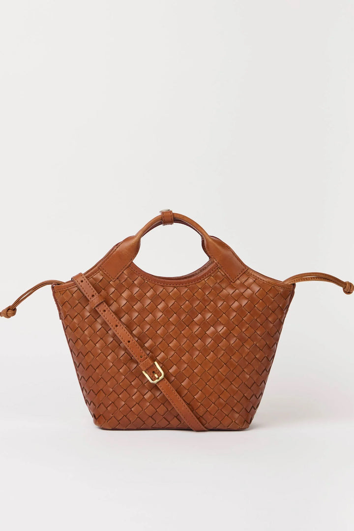 MARA MIDI Woven Classic Leather