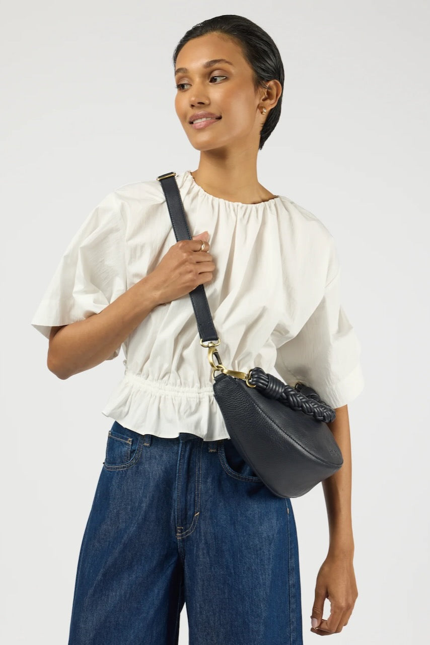 LEO Midi Twisted Handle Bag