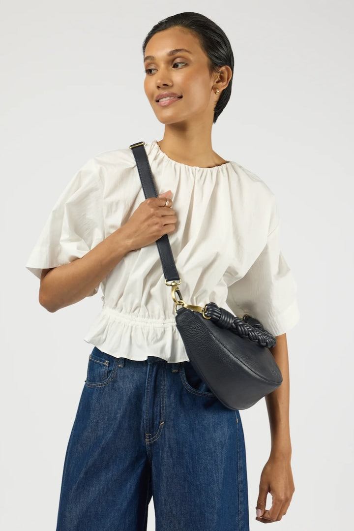 LEO Midi Twisted Handle Bag