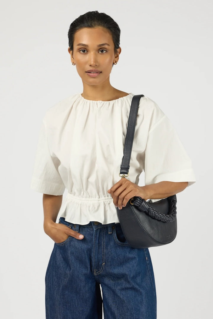 LEO Midi Twisted Handle Bag