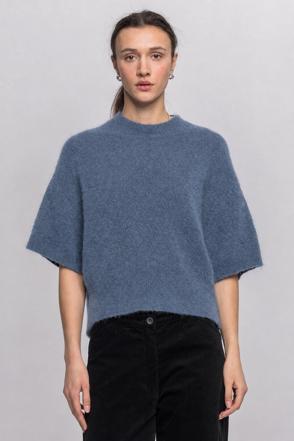 Pullover in Smoke Blue