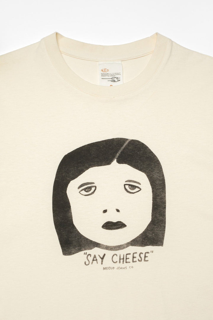 JONI Say Cheese T-Shirt ecru
