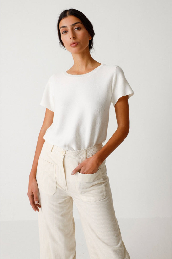 BIDARI T-Shirt white