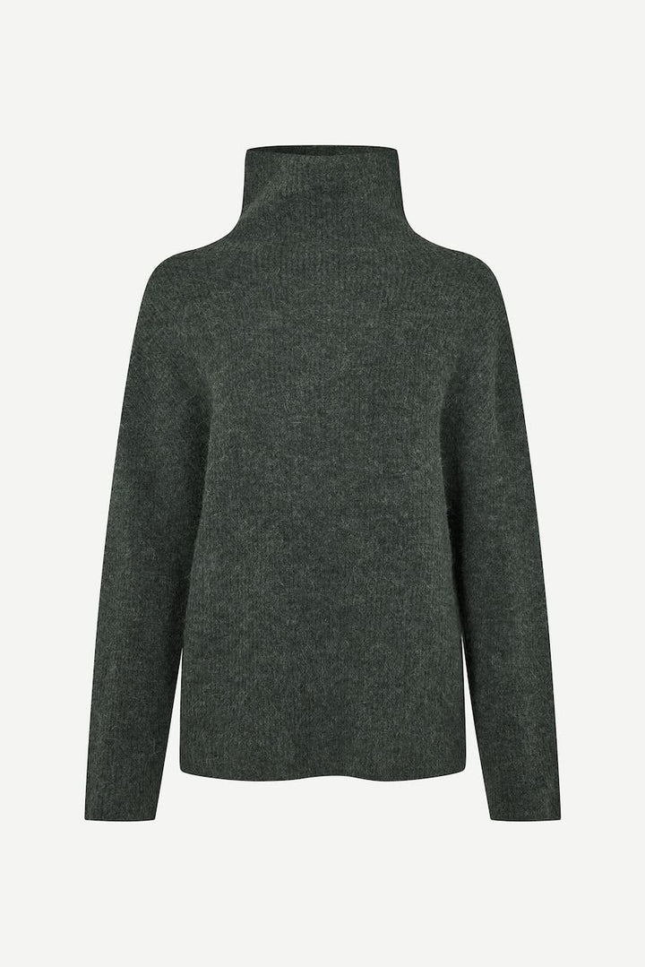 SANORIS Turtleneck dark evergreen mel