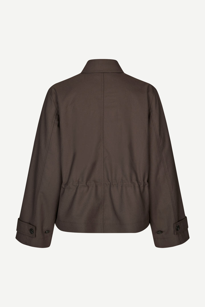 SALIXA Jacket black coffee