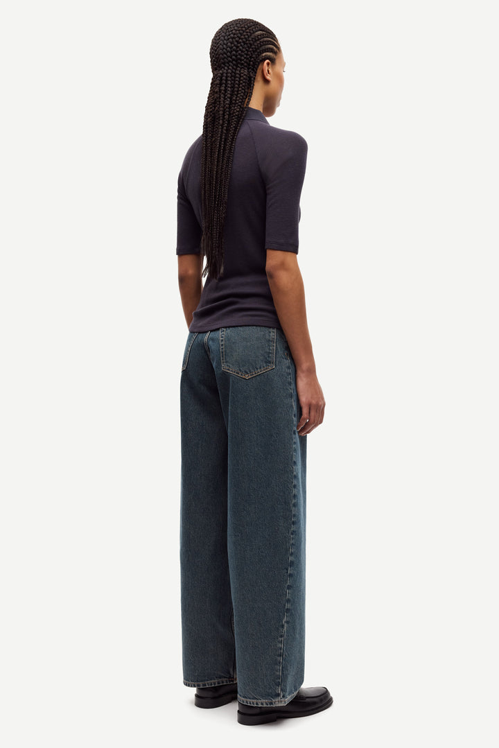 SASONNET Shortsleeve Polo charcoal art