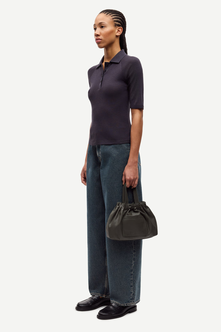 SASONNET Shortsleeve Polo charcoal art