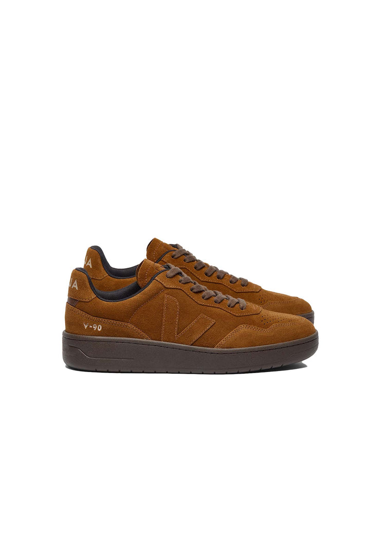 V-90 Suede full cognac eagle