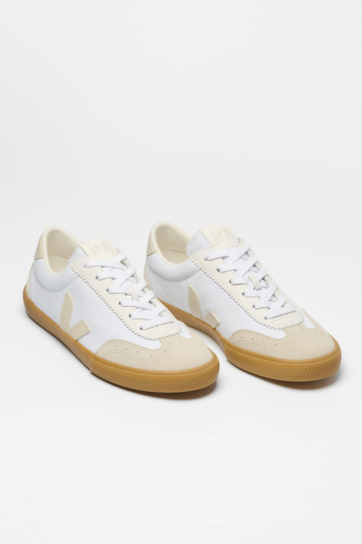 VOLLEY Canvas white pierre natural