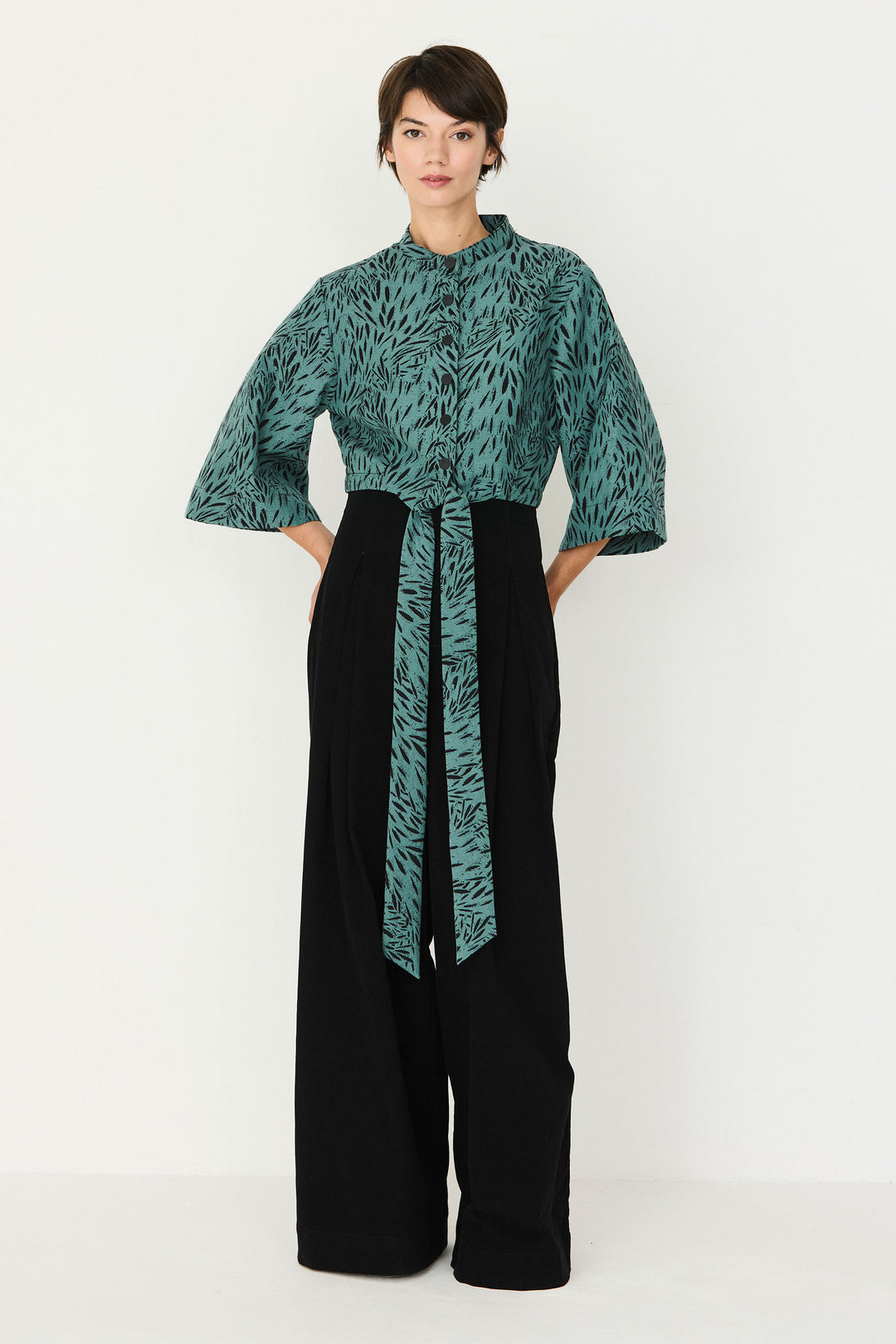 KATTALIN Jumpsuit leaves