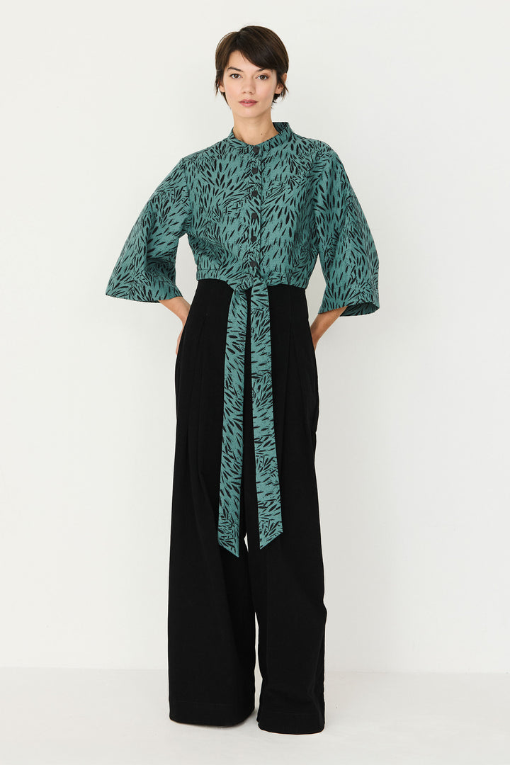 KATTALIN Jumpsuit leaves