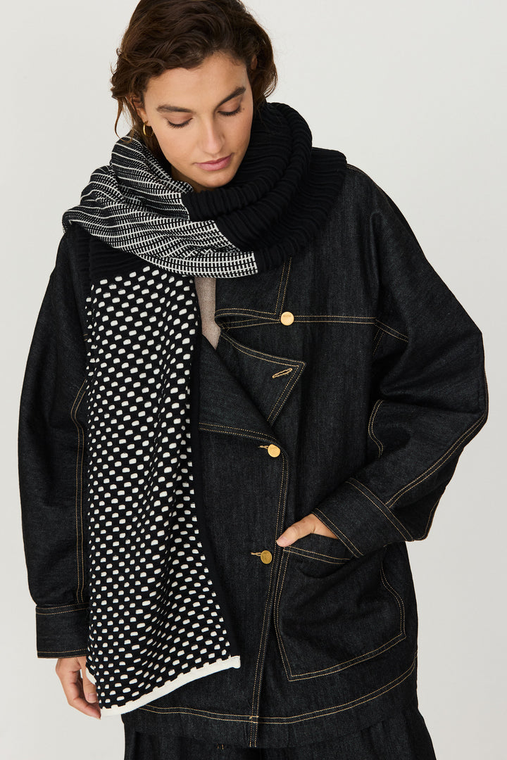 BELAR Knit Scarf black
