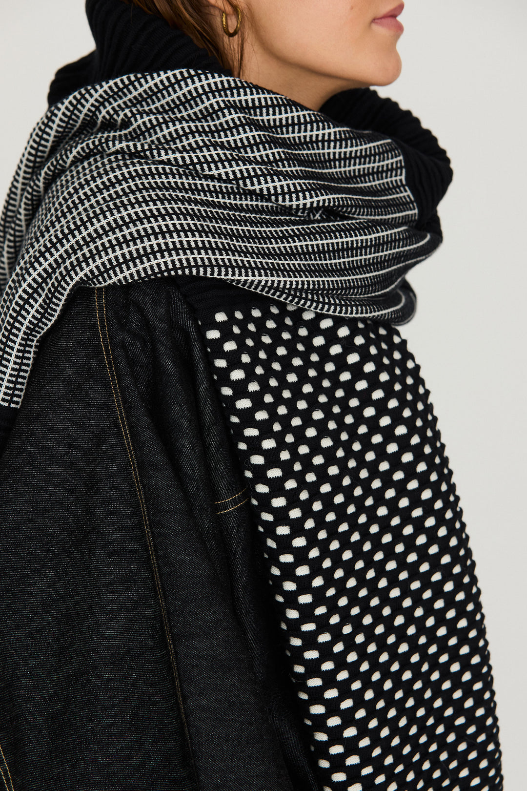 BELAR Knit Scarf black