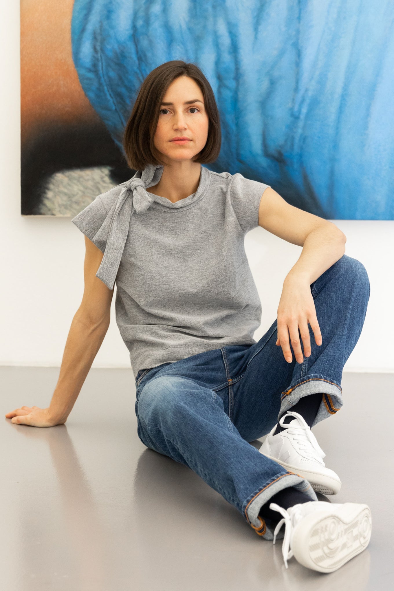 AVA T-Shirt grey mel.
