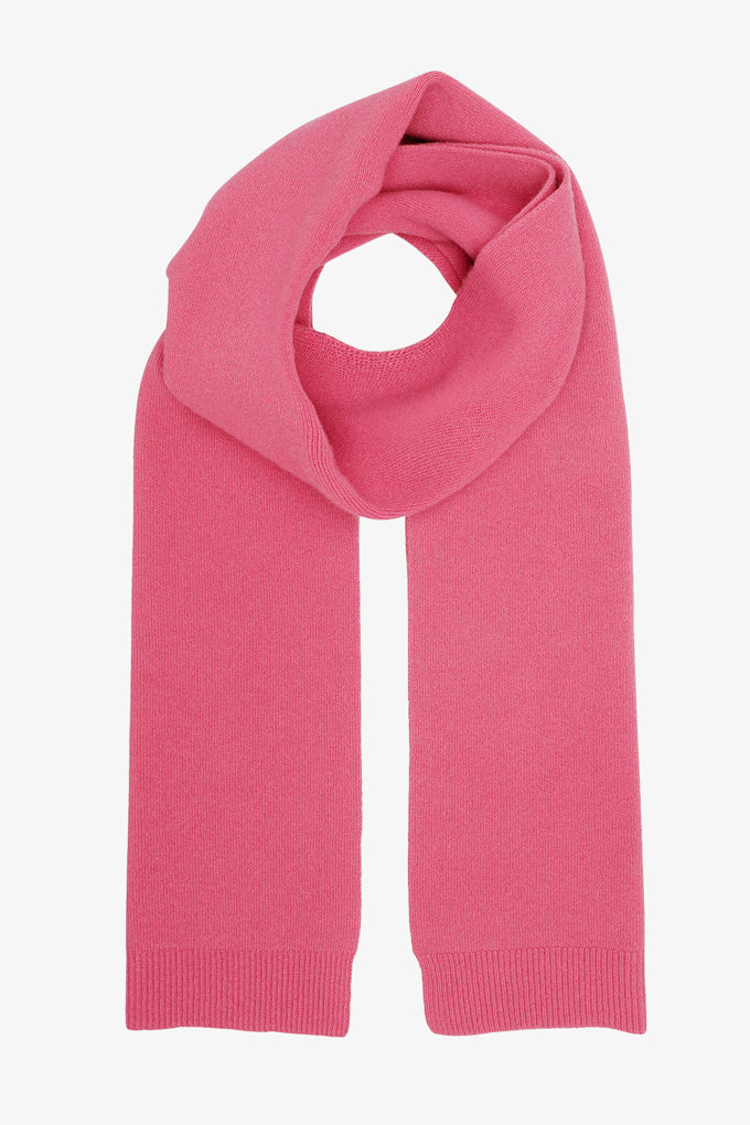 Schal aus recycelter, extrafeiner Merinowolle von Colorful Standard CS 5082 pink bubblegum kaugummi
