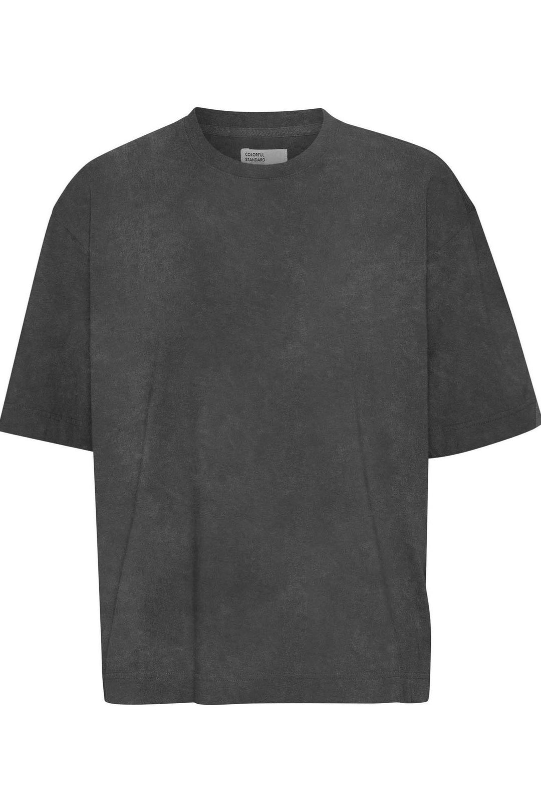 Oversize T-Shirt mit weiter Passform in fast schwarz. Aus Biobaumwolle von Colorful Standard. CS2056 faded black