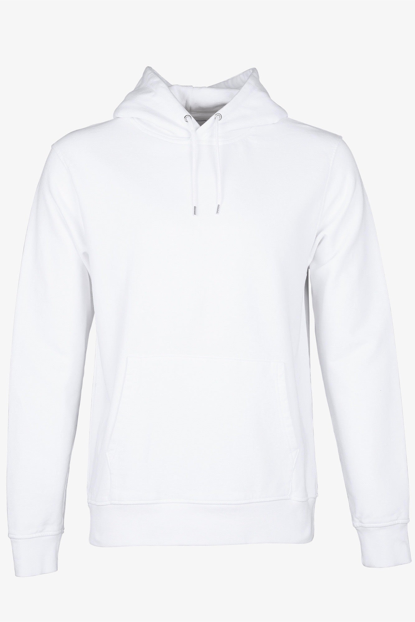 Klassischer Hoodie aus Biobaumwolle in strahlendem Weiß. Von Colorful Standard CS1006 optical white