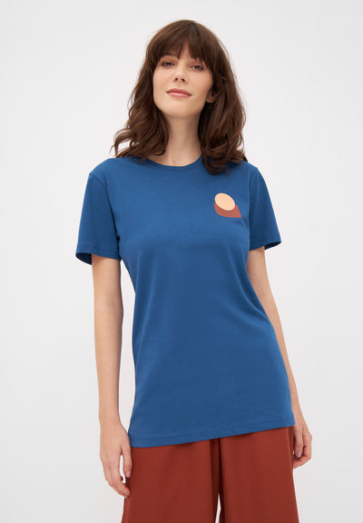 COLBY T-Shirt Forms ocean blue