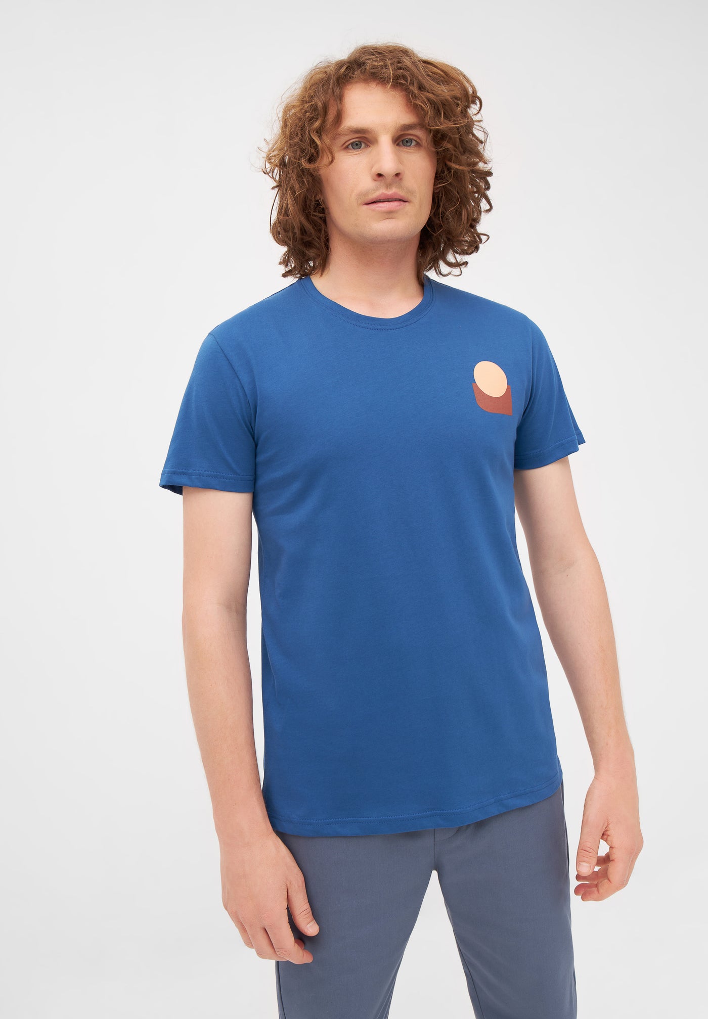 COLBY T-Shirt Forms ocean blue