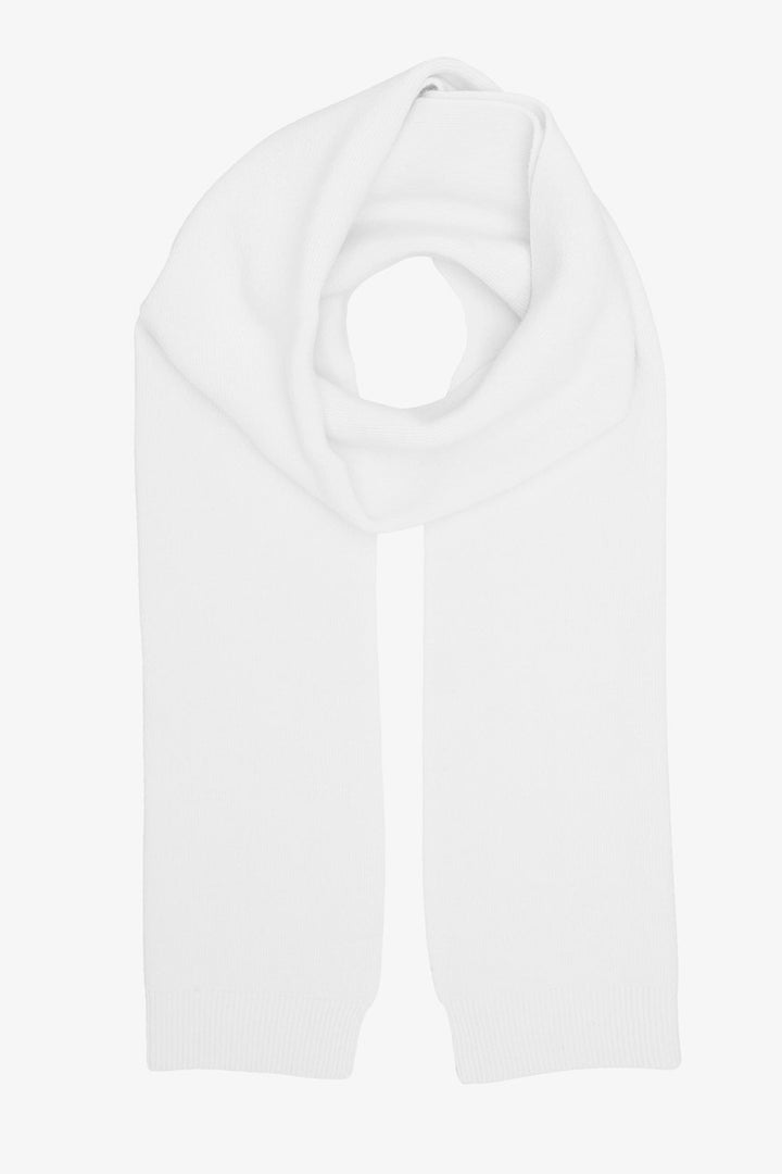 Schal aus recycelter, extrafeiner Merinowolle von Colorful Standard CS 5082 weiß