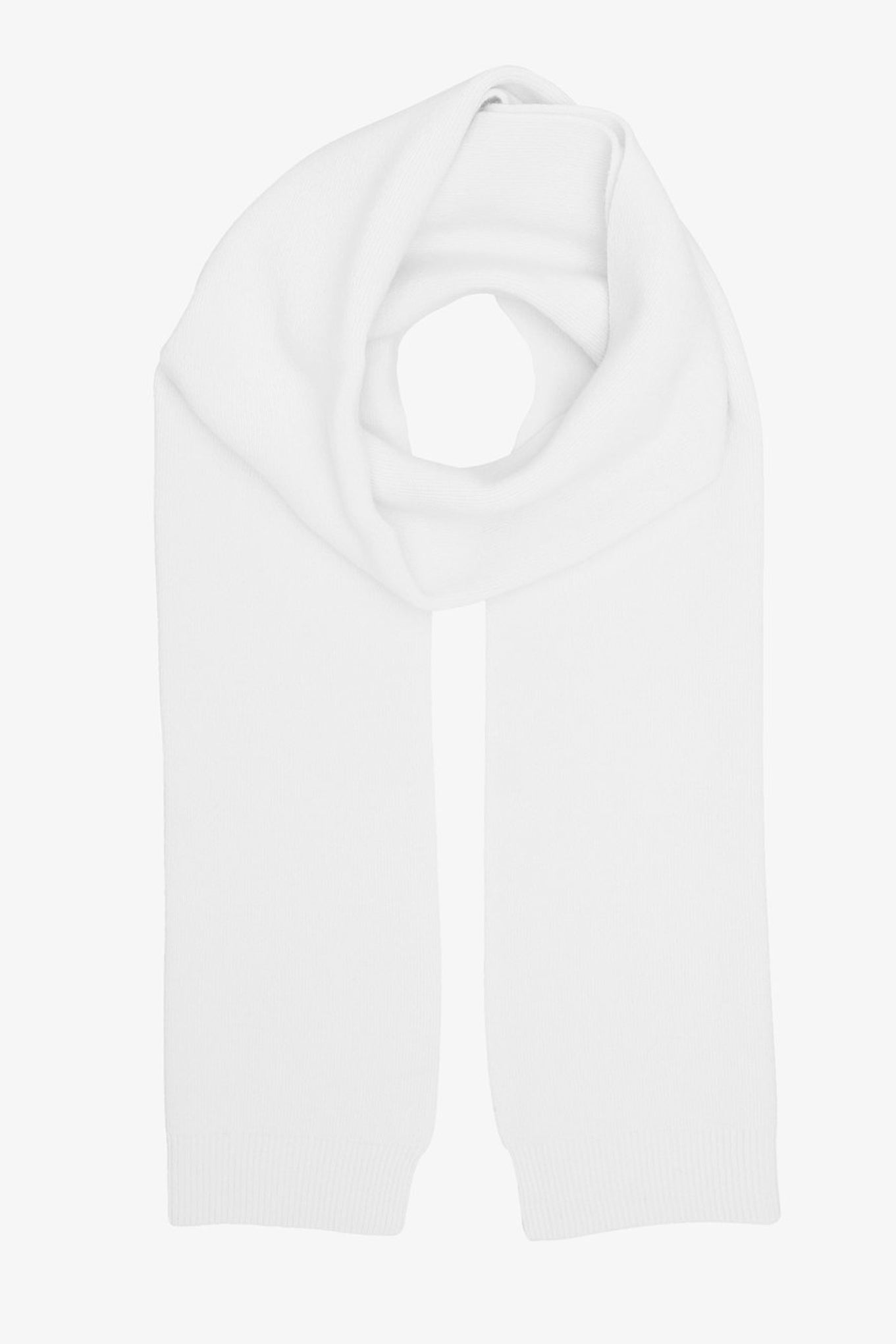 Schal aus recycelter, extrafeiner Merinowolle von Colorful Standard CS 5082 weiß