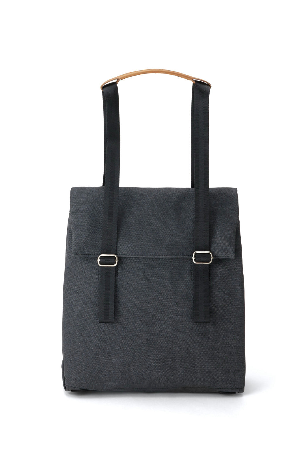 SMALL TOTE organic washed black